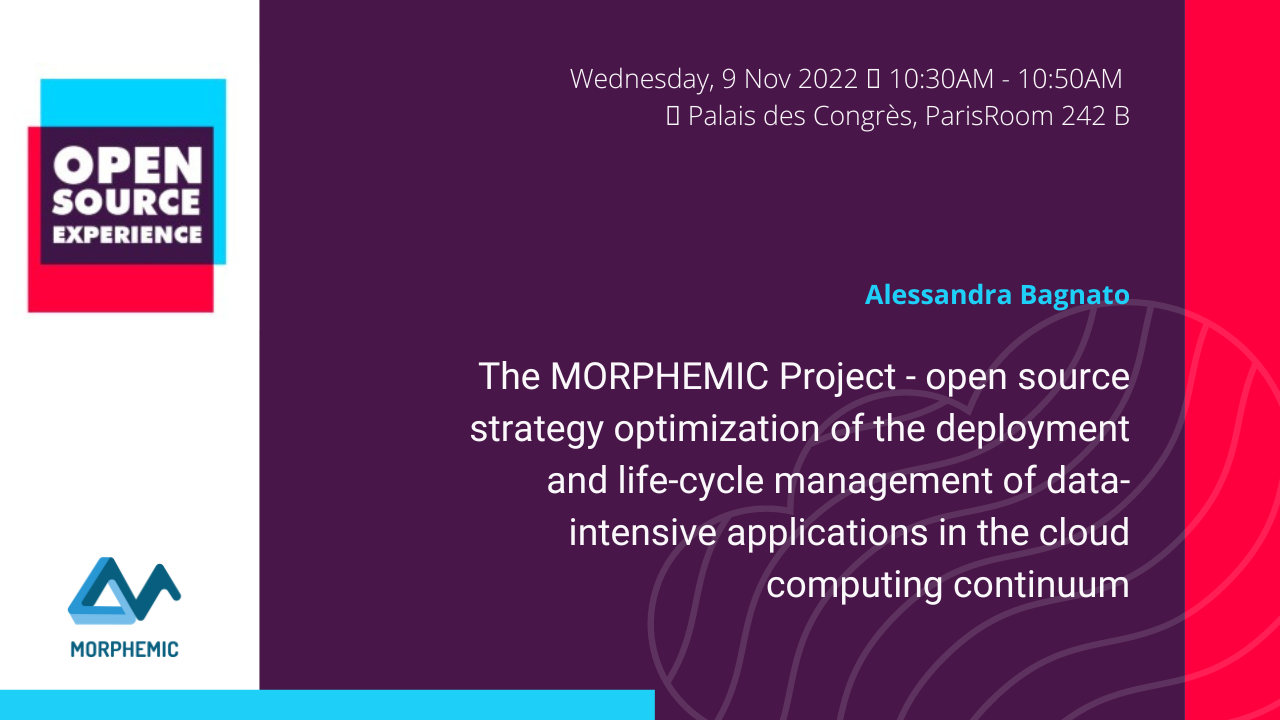 OSXP 2022 – MORPHEMIC in the meeting place of the open source software ...