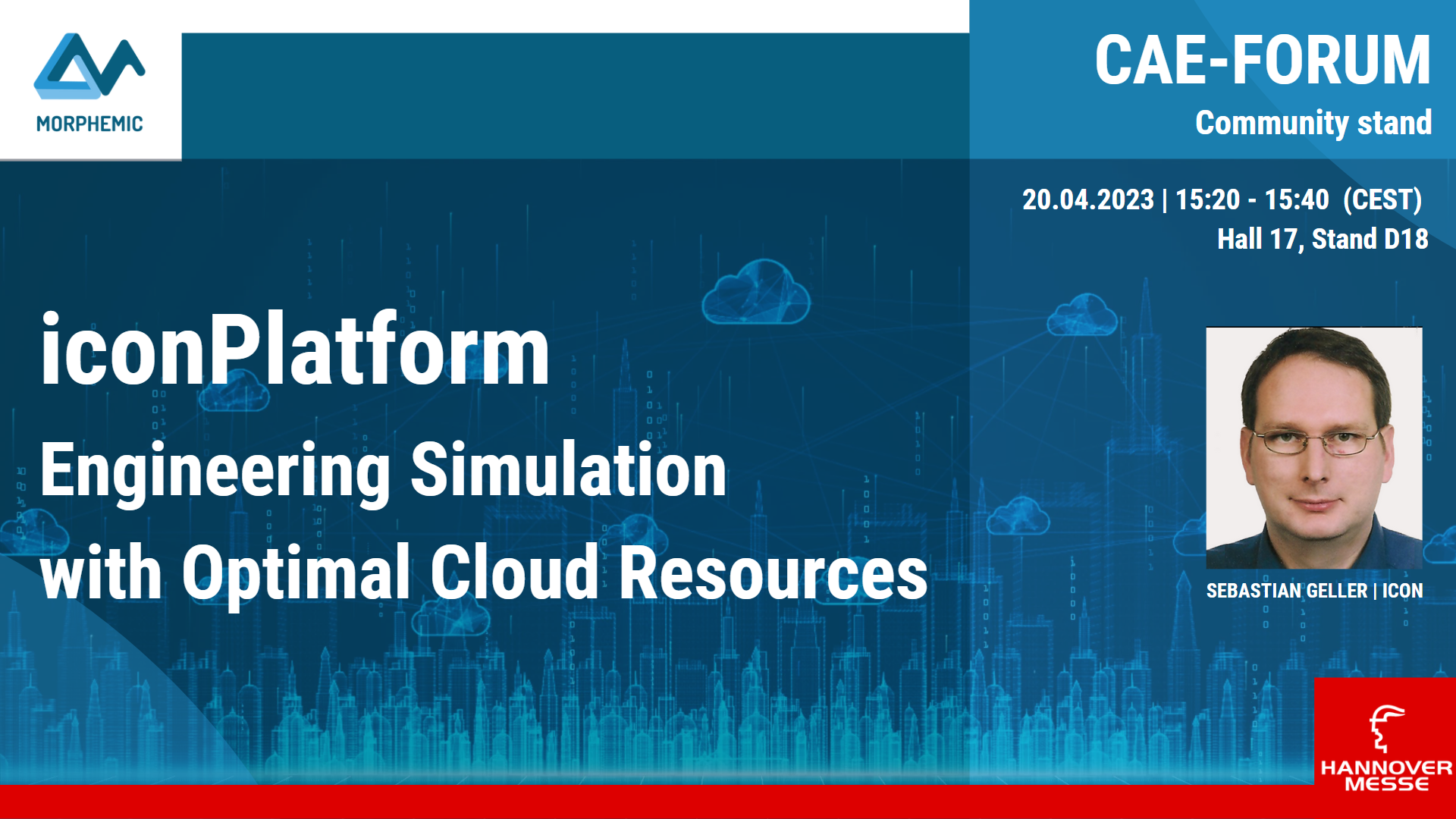 iconPlatform and its use case within the MORPHEMIC at Hannover Messe